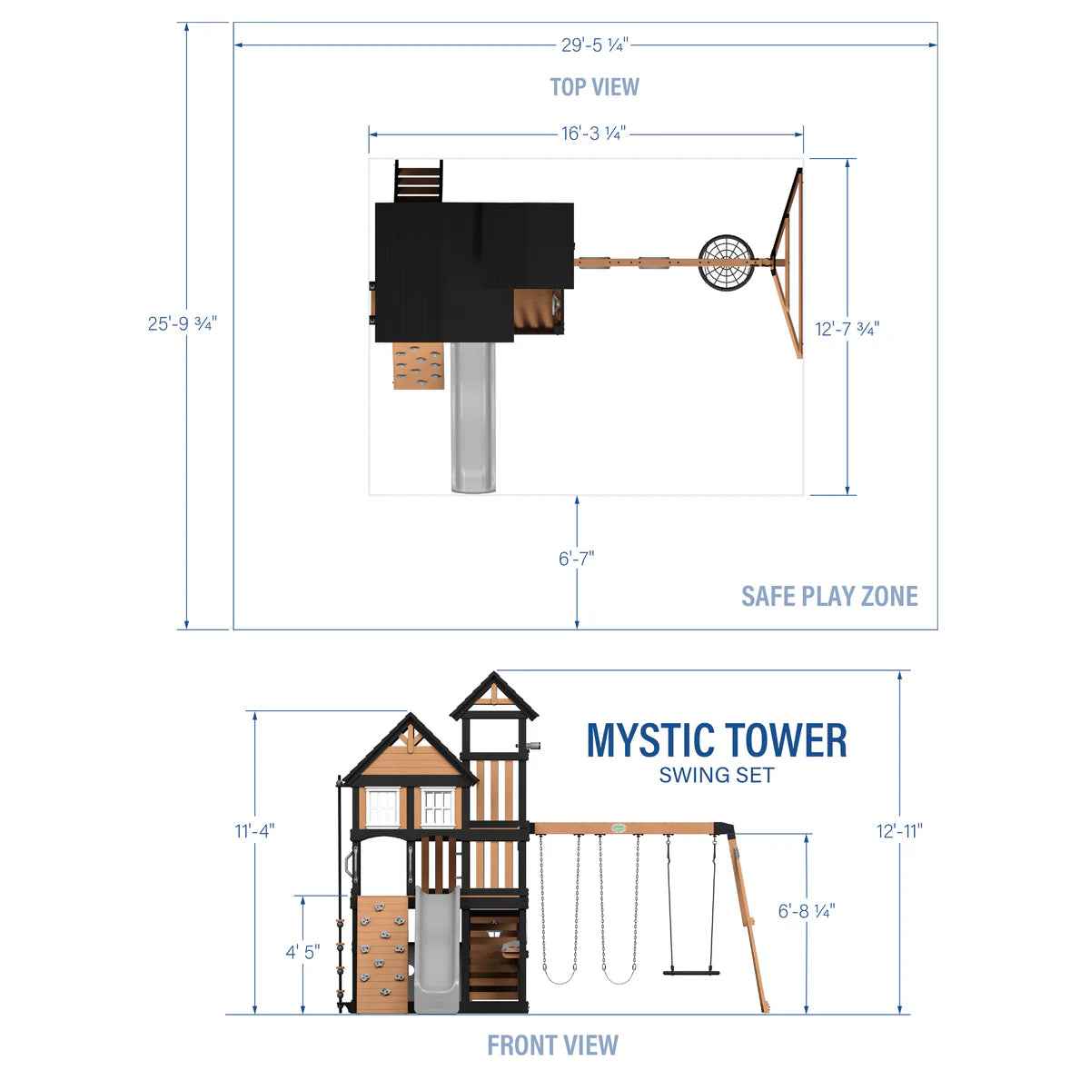 Mystic Tower Swingset